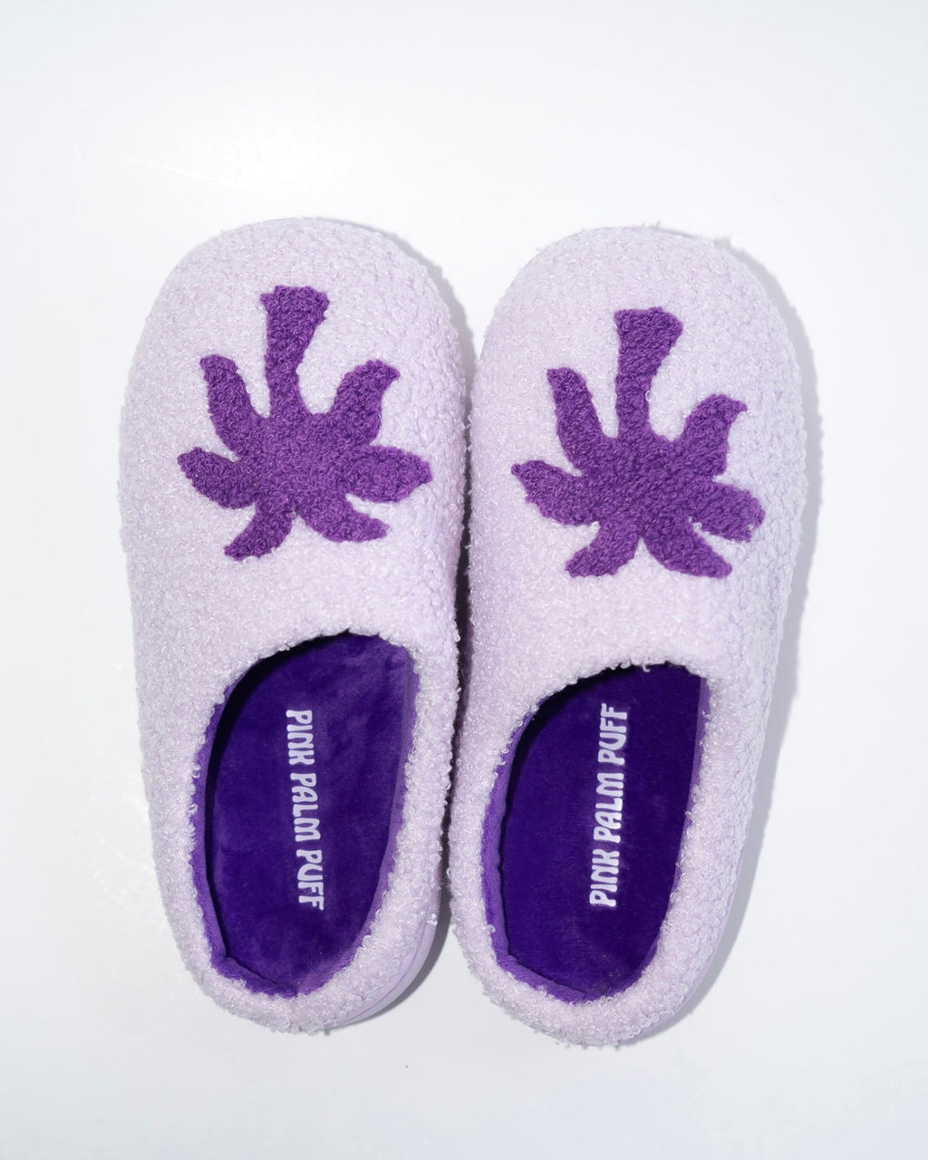 Malibu Slippers, cozy fleece lining, in Twilight - coastal preppy aesthetic beach style by Pink Palm Puff